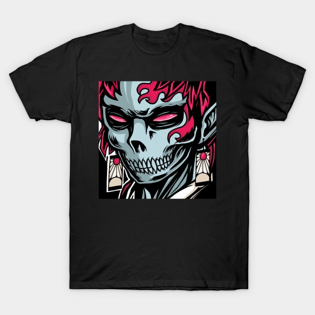 Skull Yoriichi T-Shirt by Luckyart11